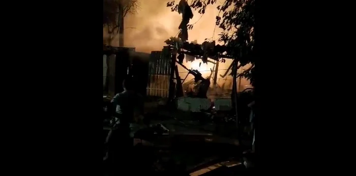 Incendiu puternic în Târgu Jiu