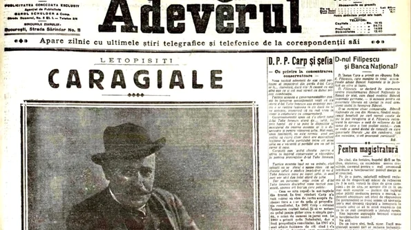 Caragiale despre răscoala din 1907: "Facţiunea de la putere, supranutrită, este incapabilă a mai ţine piept torentului popular, adică facţiunii răzbite de foame" jpeg