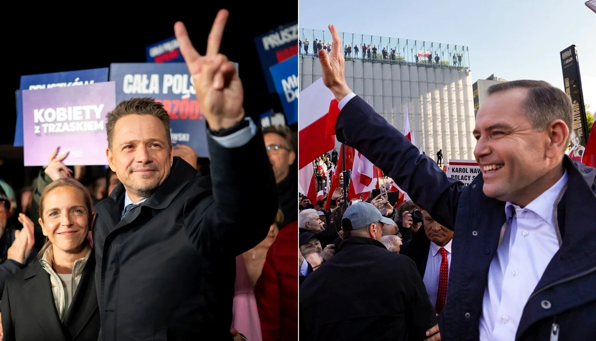 Rafal Trzaskowski și Karol Nawrocki (© x.com)