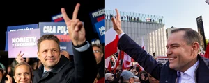 Rafal Trzaskowski și Karol Nawrocki (© x.com)
