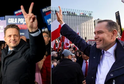 Rafal Trzaskowski și Karol Nawrocki (© x.com)