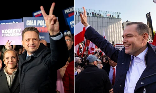 Rafal Trzaskowski și Karol Nawrocki (© x.com)