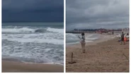 Mare agitată în Eforie Nord FOTO CAPTURĂ VIDEO