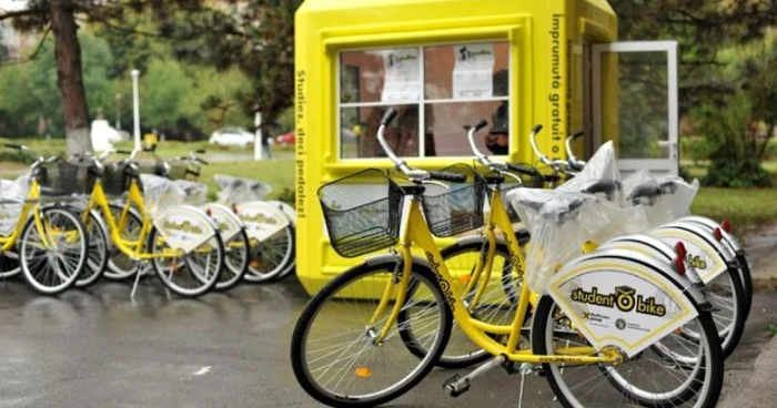 Studentii vor putea închiria bicicletele, din nou, de la 1 octombrie