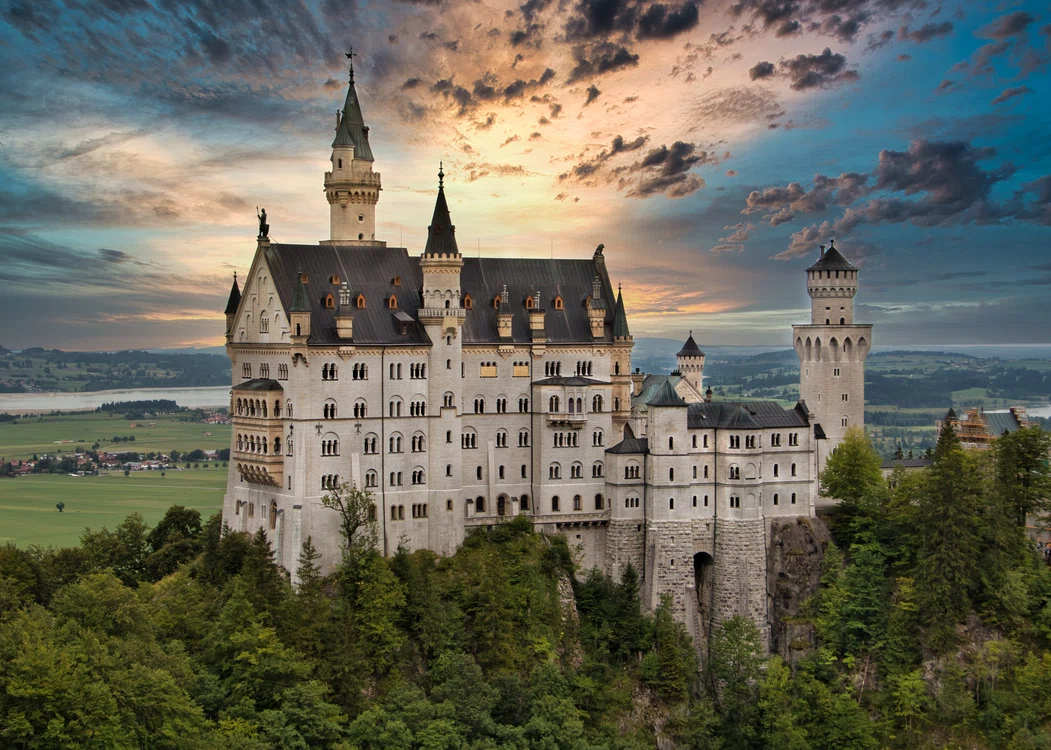Top 10 cele mai spectaculoase castele din lume. Foto: Castelul Neuschwanstein/ pixabay.com