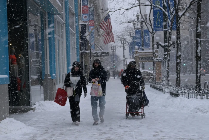 17 state americane s-au confruntat cu o furtună de zăpadă (Foto: Profimedia)