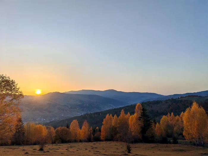 Pădurile Pipirigului la asfințit FOTO Romsilva