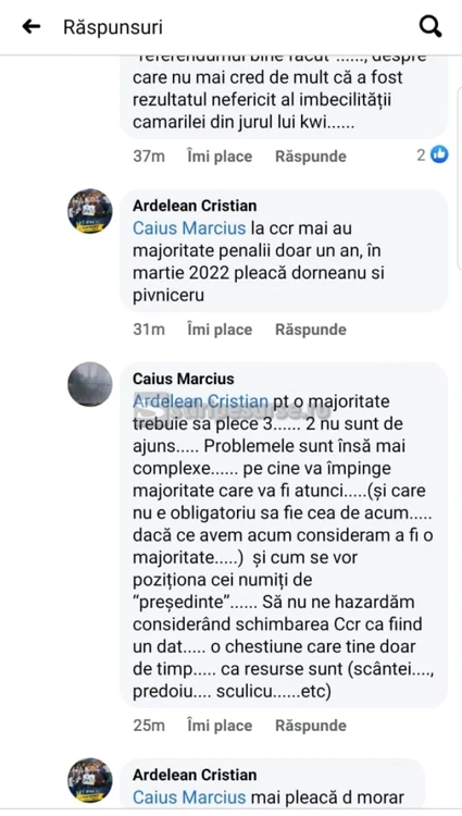 Capturi Forumul Magistratilor CCR