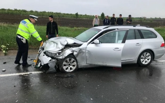 Accidentul a avut loc în comuna Manasia FOTO Adevărul