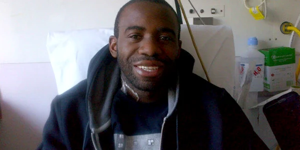 Fotografia postată de Fabrice Muamba pe Twitter * Foto: Reuters