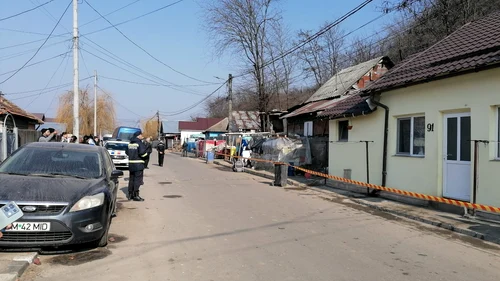 Alunecare de teren în Slatina/FOTO: Adevărul