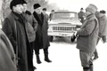 Nicolae Ceaușescu, vânătoare pe timp de iarnă cu șefii misiunilor diplomatice din România (© Fototeca online a comunismului românesc”)