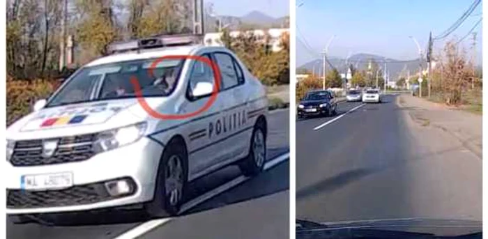 Cele două încălcări ale legislaţiei rutiere făcute de către poliţist. FOTO: Arhivă personală