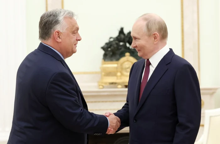 Vizita premierului maghiar la Moscova a fost anunțată vineri FOTO EPA-EFE