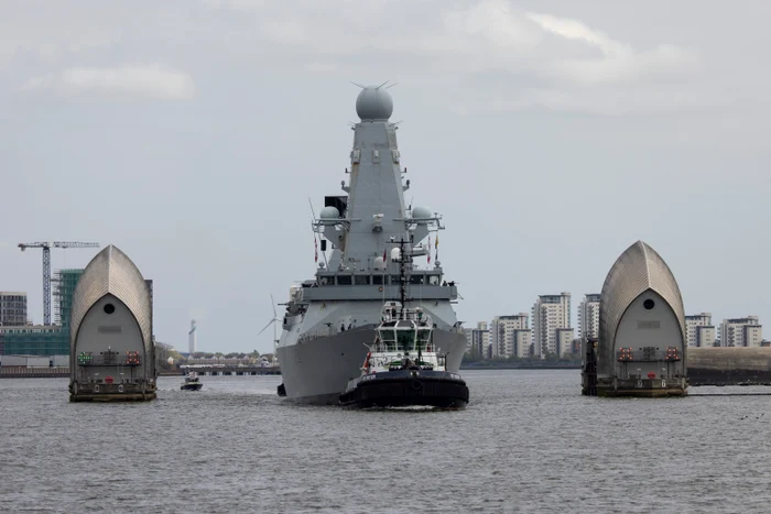 Distrugătorul HMS Diamond a fost trimis în Marea Roșie în octombrie FOTO EPA-EFE