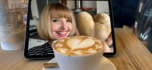 Plutește dragostea în aer? A găsit un cartof în formă de inimă 