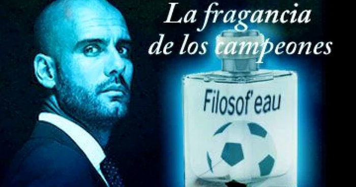 Guardiola şi parfumul său Fotomontaj: Sport.es
