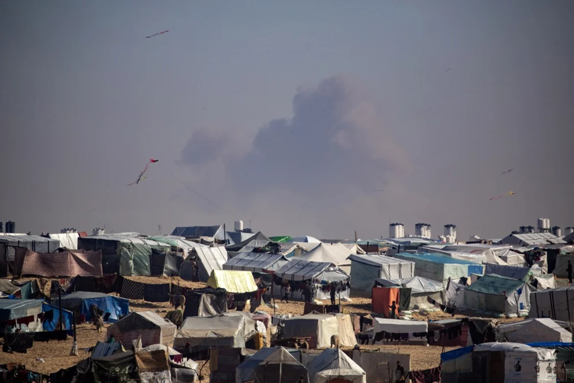 Tabără de refugiați Foto: EPA EFE 