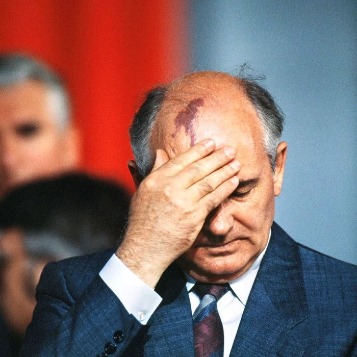 Mihai Gorbaciov, ultimul lider al URSS. Sursa:Corbis via Spiegel International.