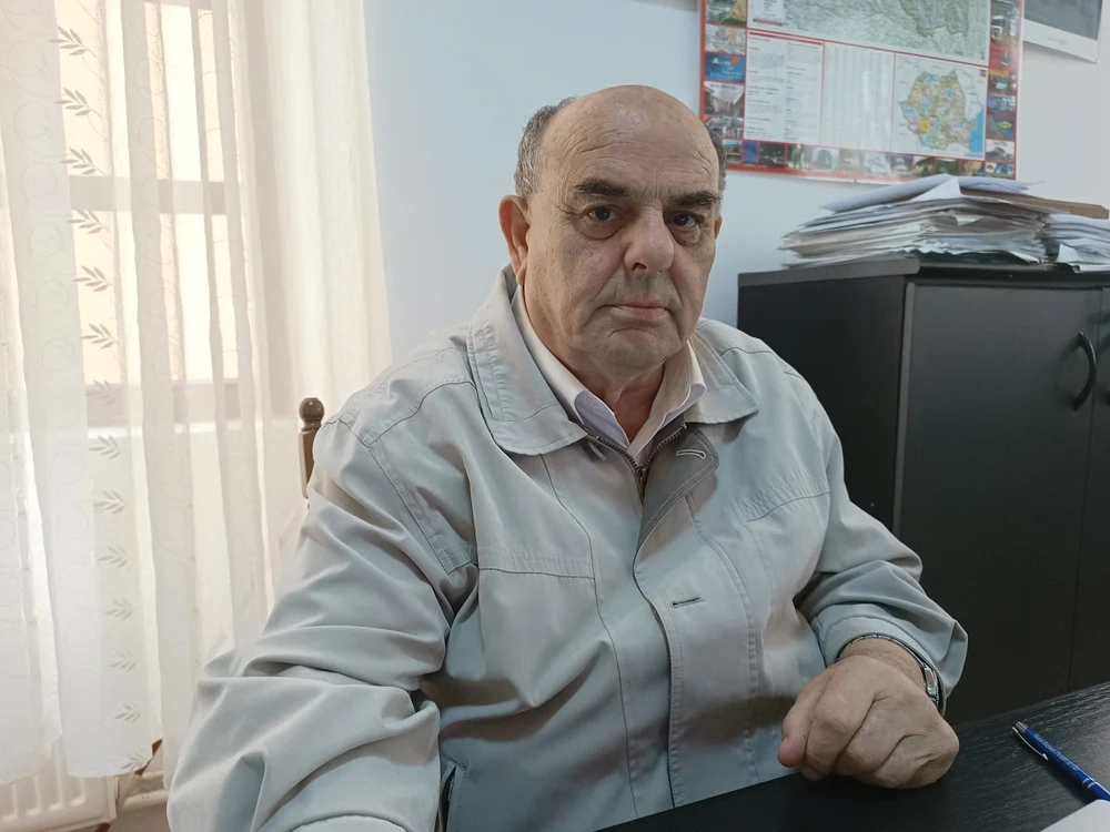 Vasile Marinoiu, coordonatorul lucrărilor arheologice Foto: Alin Ion 