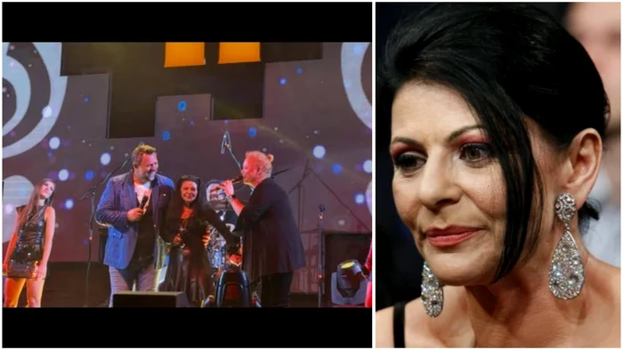 Elena Cârstea și Narcisa Suciu, pe scenă alături de Horia Brenciu - Foto: colaj Click!