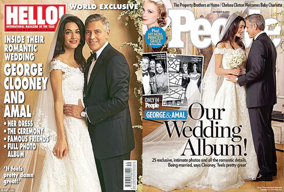 Fotografiile de nuntă au fost cumpărate de revistele „Hello!” şi „People”