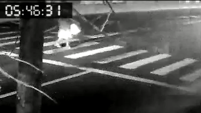 Momentul accidentului a fost surprins de camerele foto (FOTO: Sport.ro)