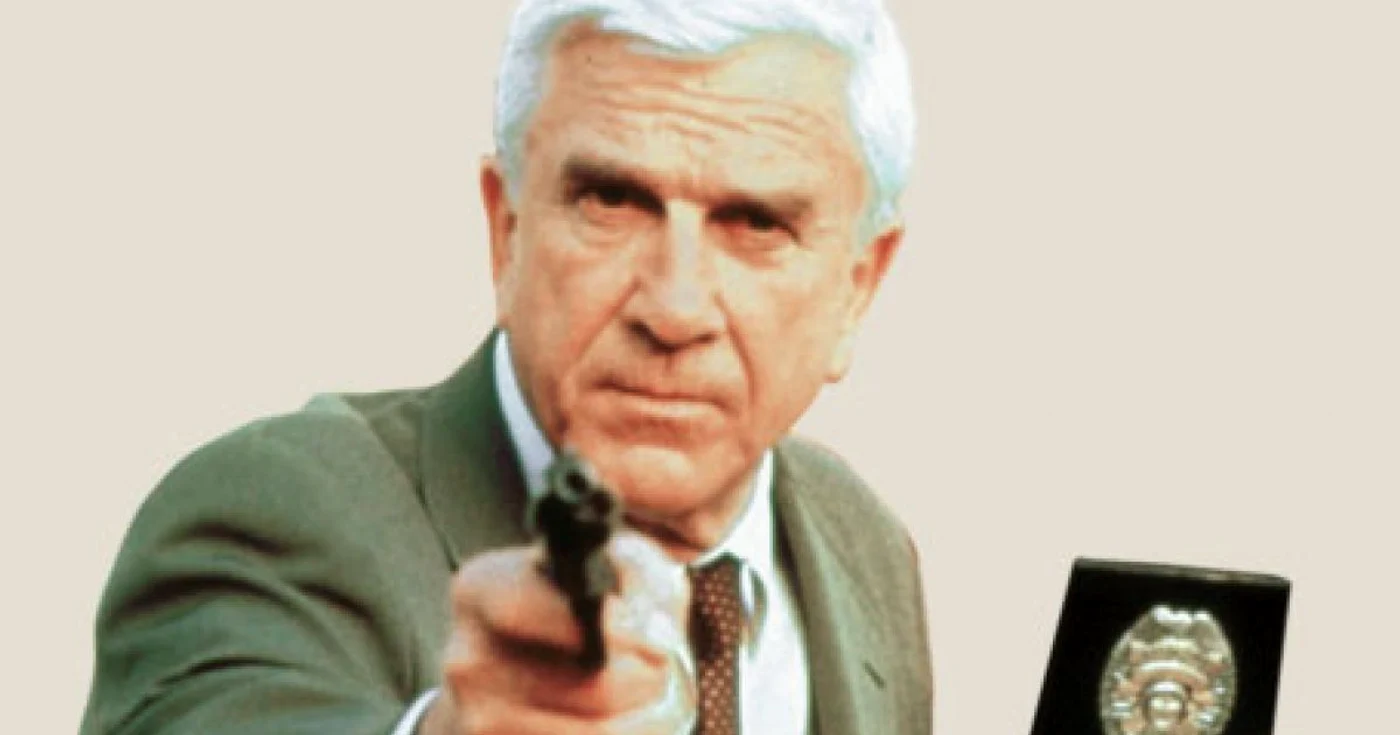 Cel mai cunoscut personaj al lui Nielsen este  detectivul Frank Drebin  din seria „Un poliţist cu explozie întârziată“  