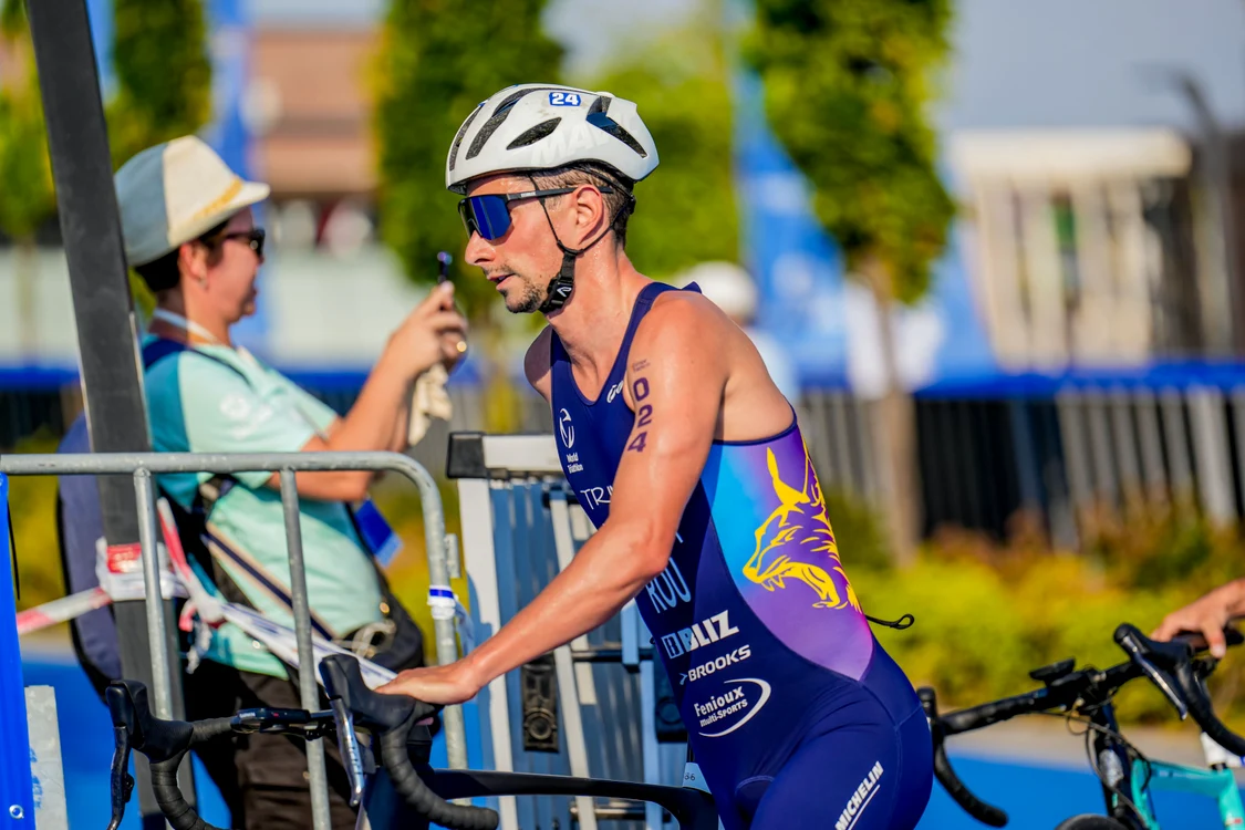 Felix Duchampt, triatlonistul franco-român. FOTO: Profimedia