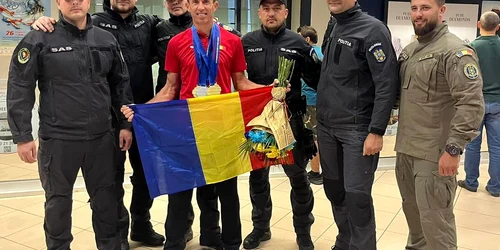 Cătălin Amuza, polițist în cadrul SAS Dâmbovița. FOTO IPJ Dâmbovița