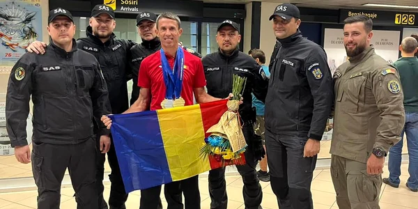 Cătălin Amuza, polițist în cadrul SAS Dâmbovița. FOTO IPJ Dâmbovița