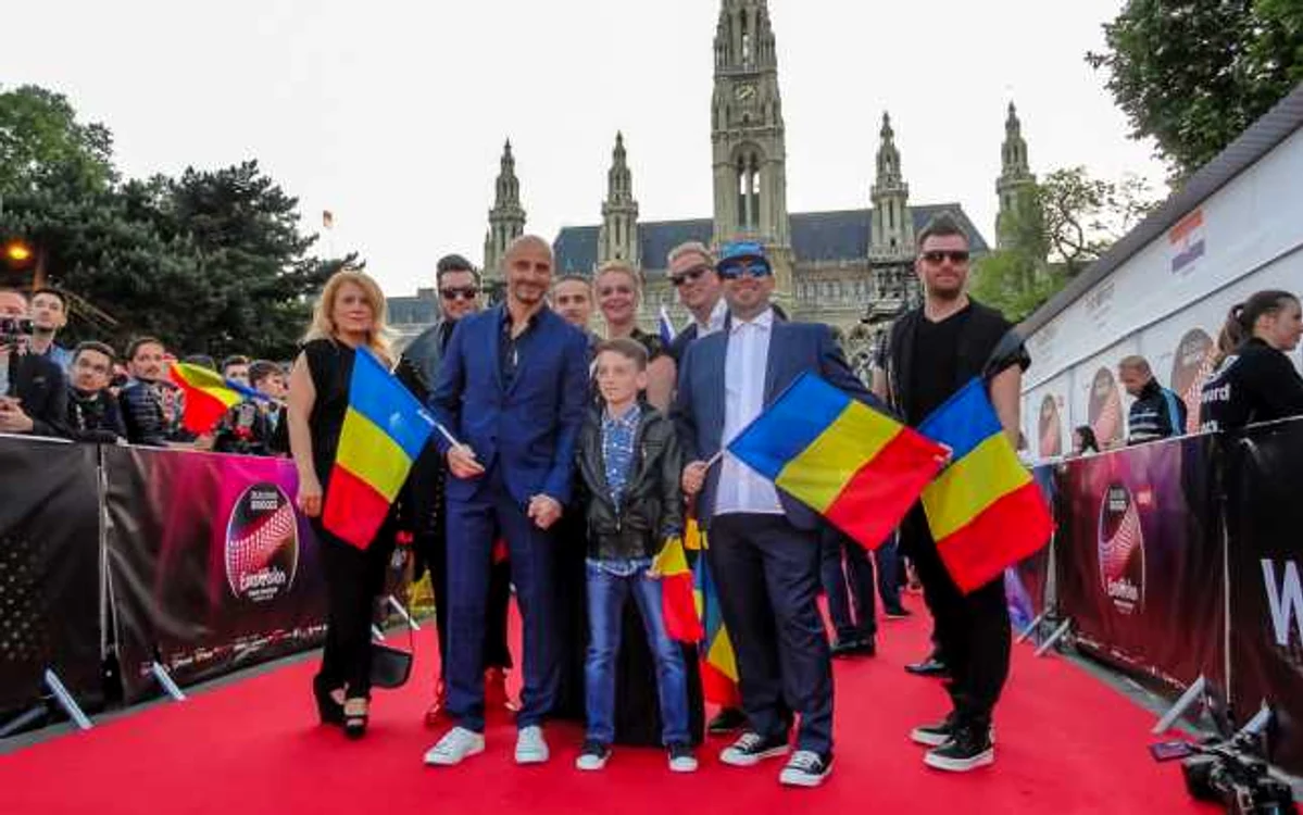 Delegaţia României la ceremonia de deschidere a Eurovision 2015 FOTO TVR