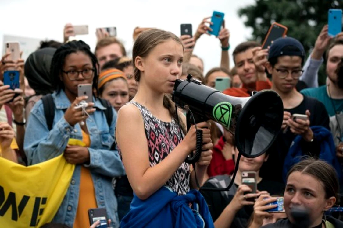 Greta a apărut pe coperta revistei Time MagazineFoto: Getty
