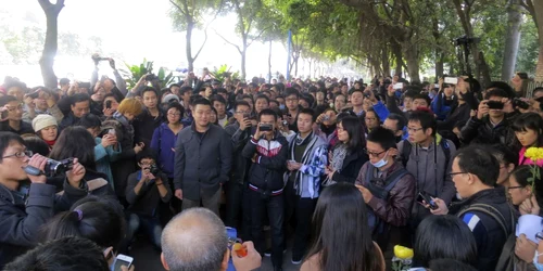 jurnaliştii unei publicaţii chineze protestează FOTO Reuters