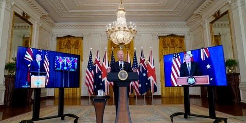 Joe Biden a anunţat de la Casa Albă pactul cu Regatul Unit şi Australia