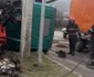 TIR încărcat cu fier vechi răsturnat într-un sens giratoriu din Râmnicu Vâlcea Foto Adevărul