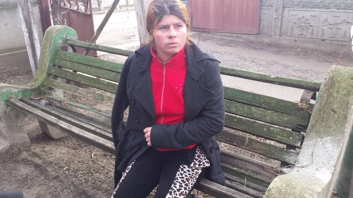 Femeia care susţine că a fost violată FOTO Corina Macavei