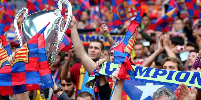 Fanii Barcelonei așteaptă cu sufletul la gură decizia UEFA. Foto FC Barcelona