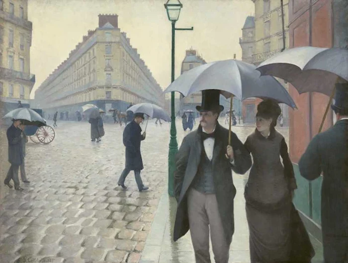Rue de Paris, temps de pluie de Gustave Caillebotte, 1877