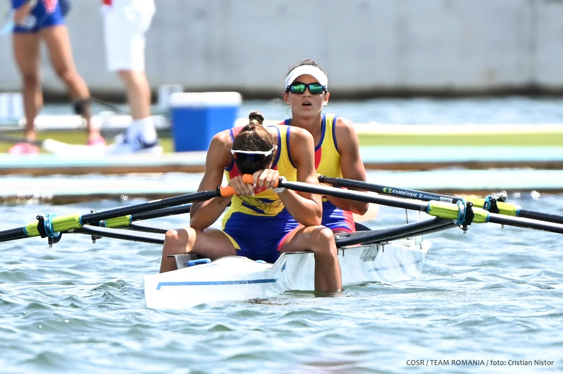 Gianina Beleagă și Ionela Cozmiuc sunt nemulțumite de locul ocupatFoto: COSR / Team România / Cristi Nistor