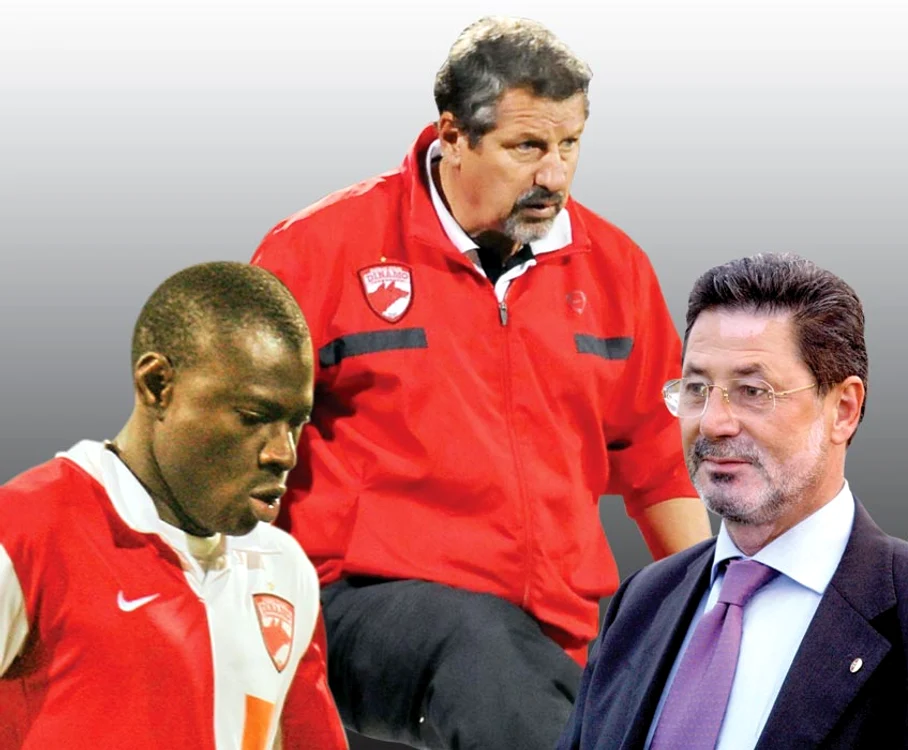 
    N’Doye, Ion Marin şi Cornel Dinu  