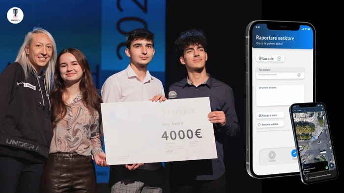 Proiectul „RReports“ a fost premiat cu 4.000 de euro Foto: Social Impact Award Romania,