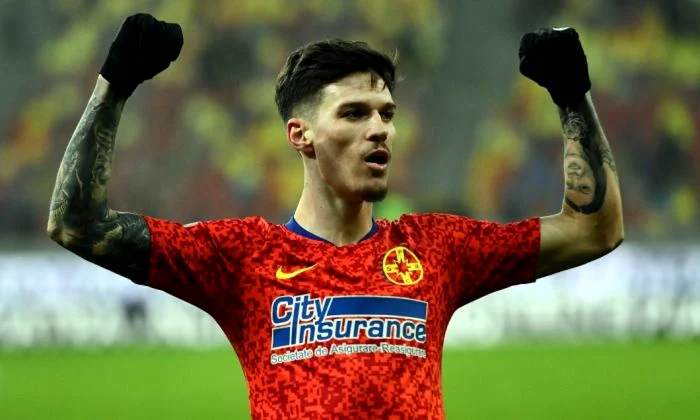 Dennis Man a făcut KO apărarea echipei antrenate de Victor Piţurcă în finalul primei reprize a derby-ului de final de an 2019 în Liga 1, FCSB - CS U Craiova.