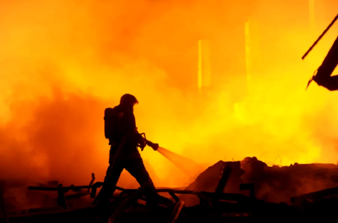 Rusia incendiu foto Twitter