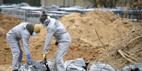 50 de zile de război dintre Ucraina - Rusia Bucha . FOTO EPA-EFE