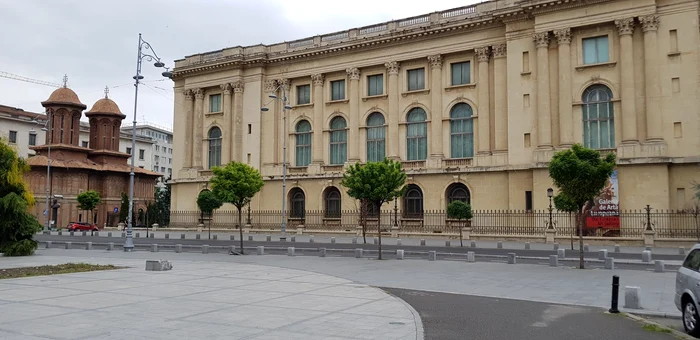 Palatul Golescu, unul din cele trei corpuri de clădire ale actualului Palat Regal / Arhivă