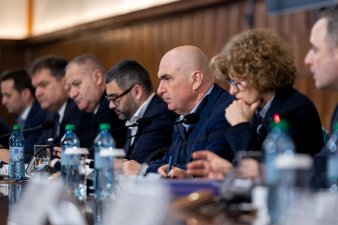Ilie Bolojan la reuniunea Consiliului Național Tripartit pentru Dialog Social/FOTO: Gov.ro