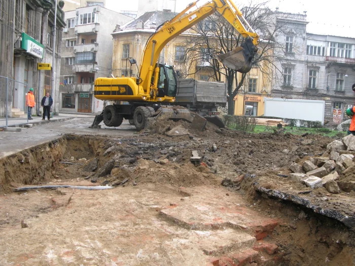 Fundaţia fostei biserici Sf.Gheorghe din Timişoara