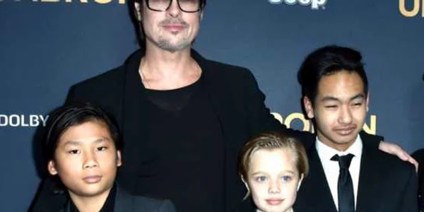 brad pitt si copiii foto getty images