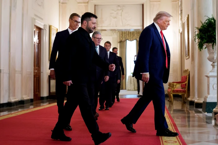 Trump a părăsit discuțiile cu Zelenski și cu liderii europeni pentru a-l suna pe Putin